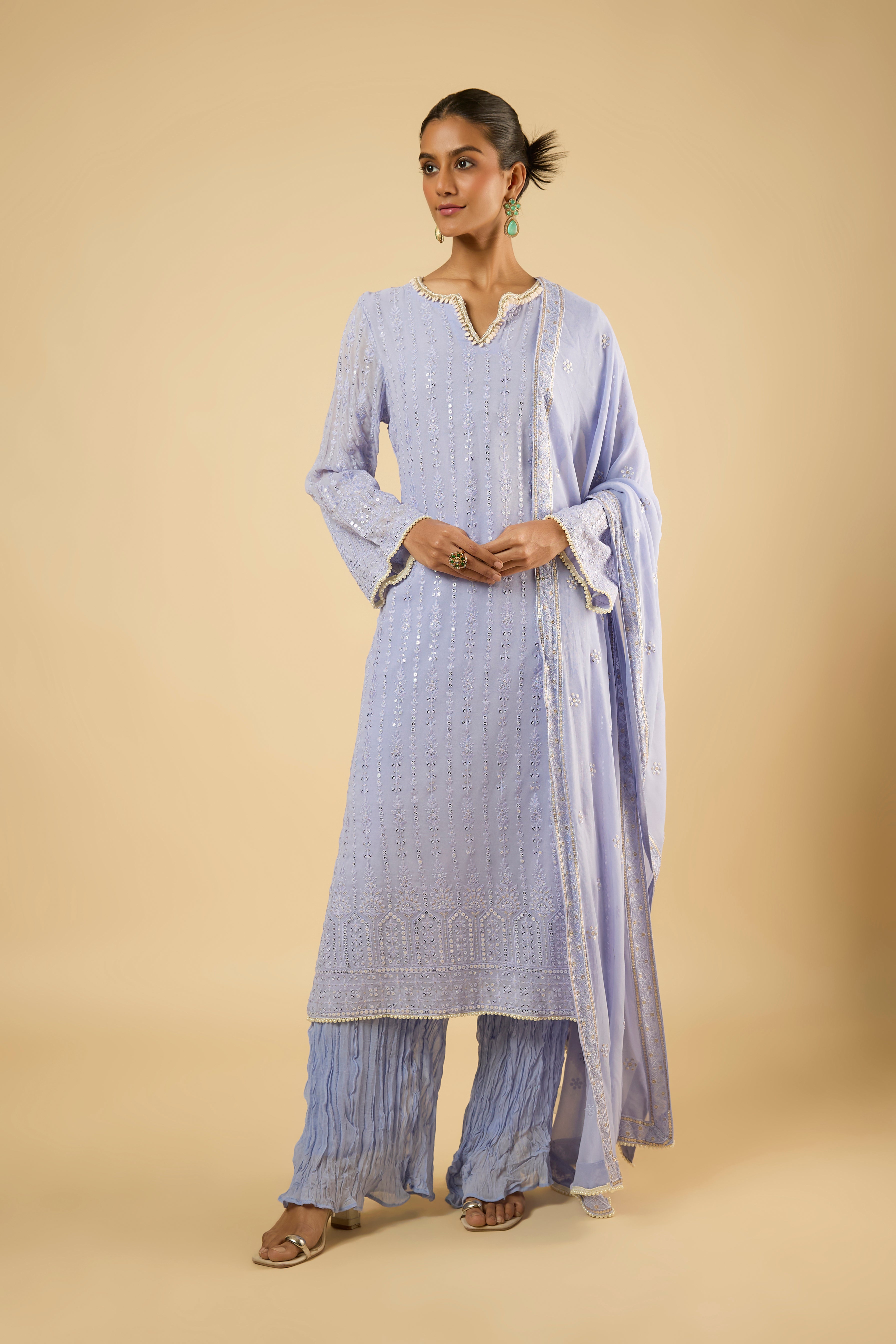 Terra Lavender Kurta Set