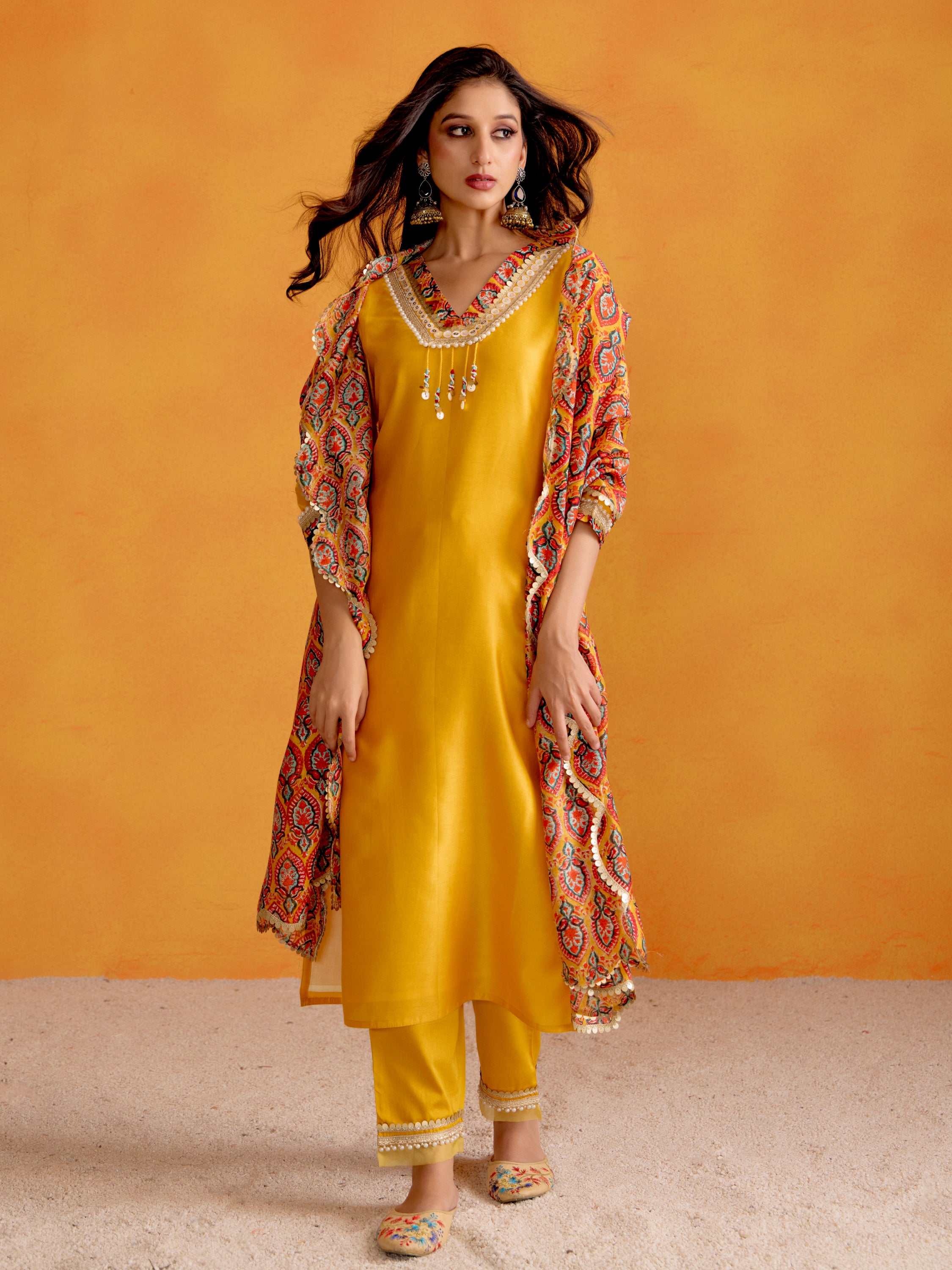 Buttercup Mustard Kurta Set