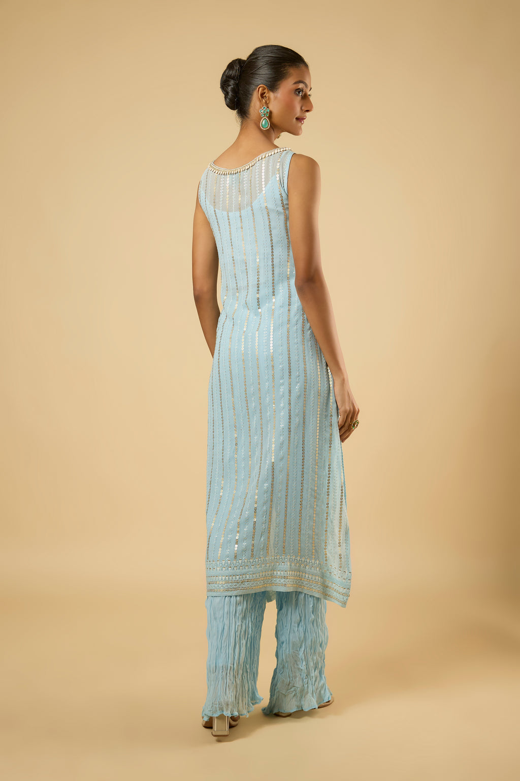 Iris Powder Blue Kurta Set