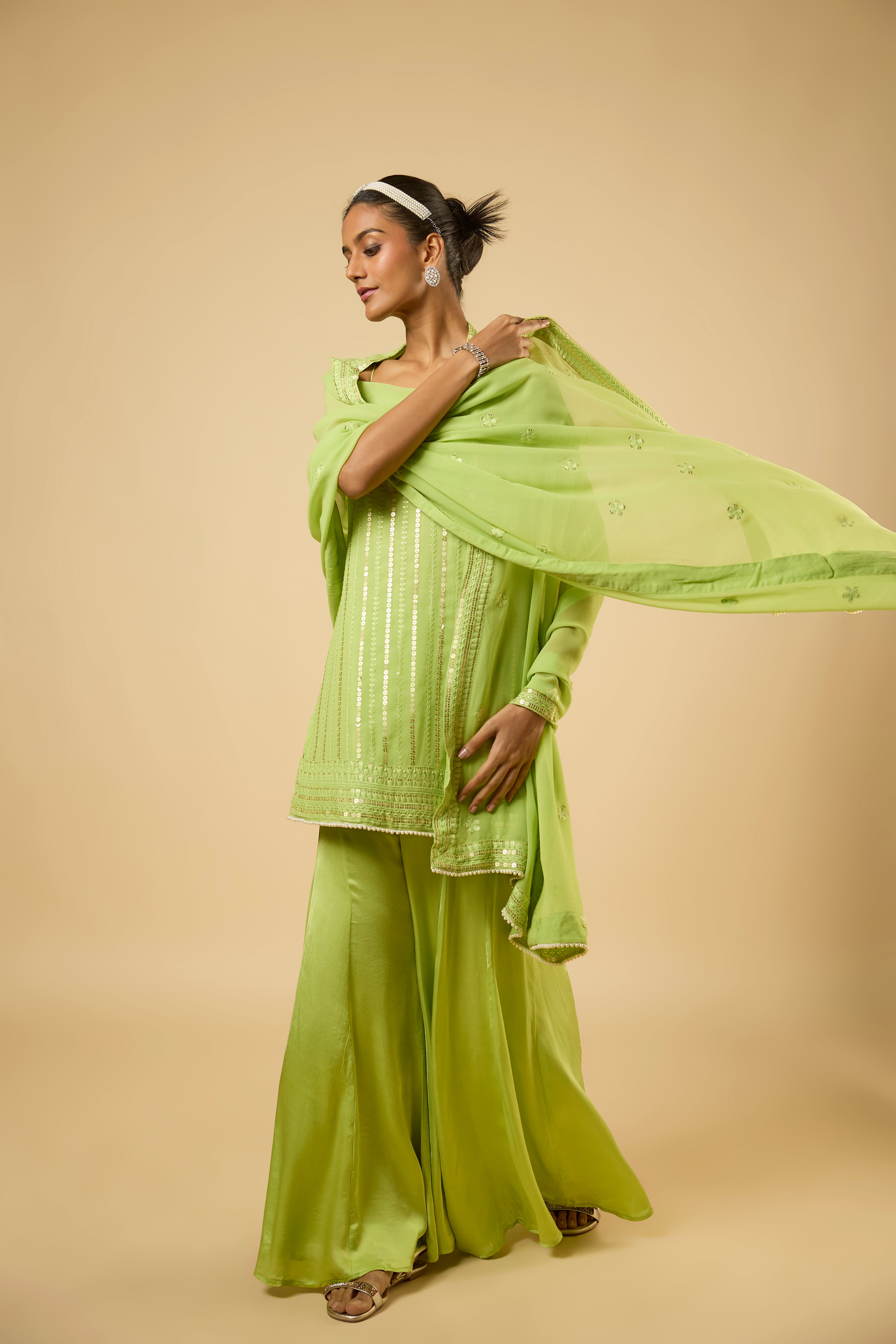 Bluebell Jade Strappy Sharara Set