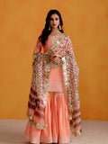 Blossom Peach Sharara Set
