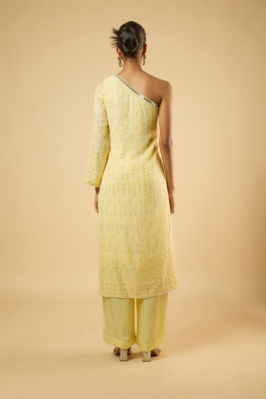 Sunflower Butter Lemon Kurta Set