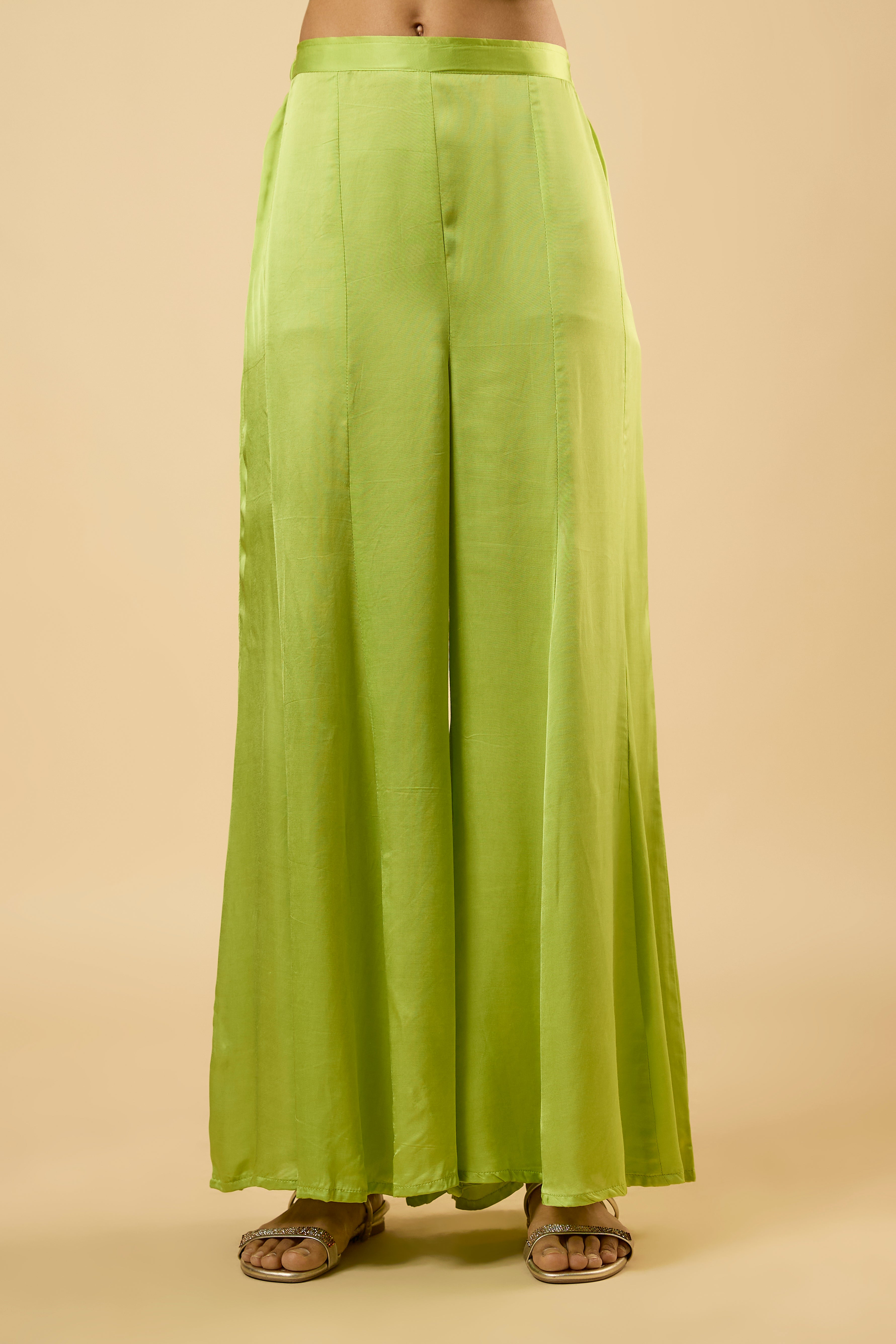 Pesca Jade Layered Sharara Set