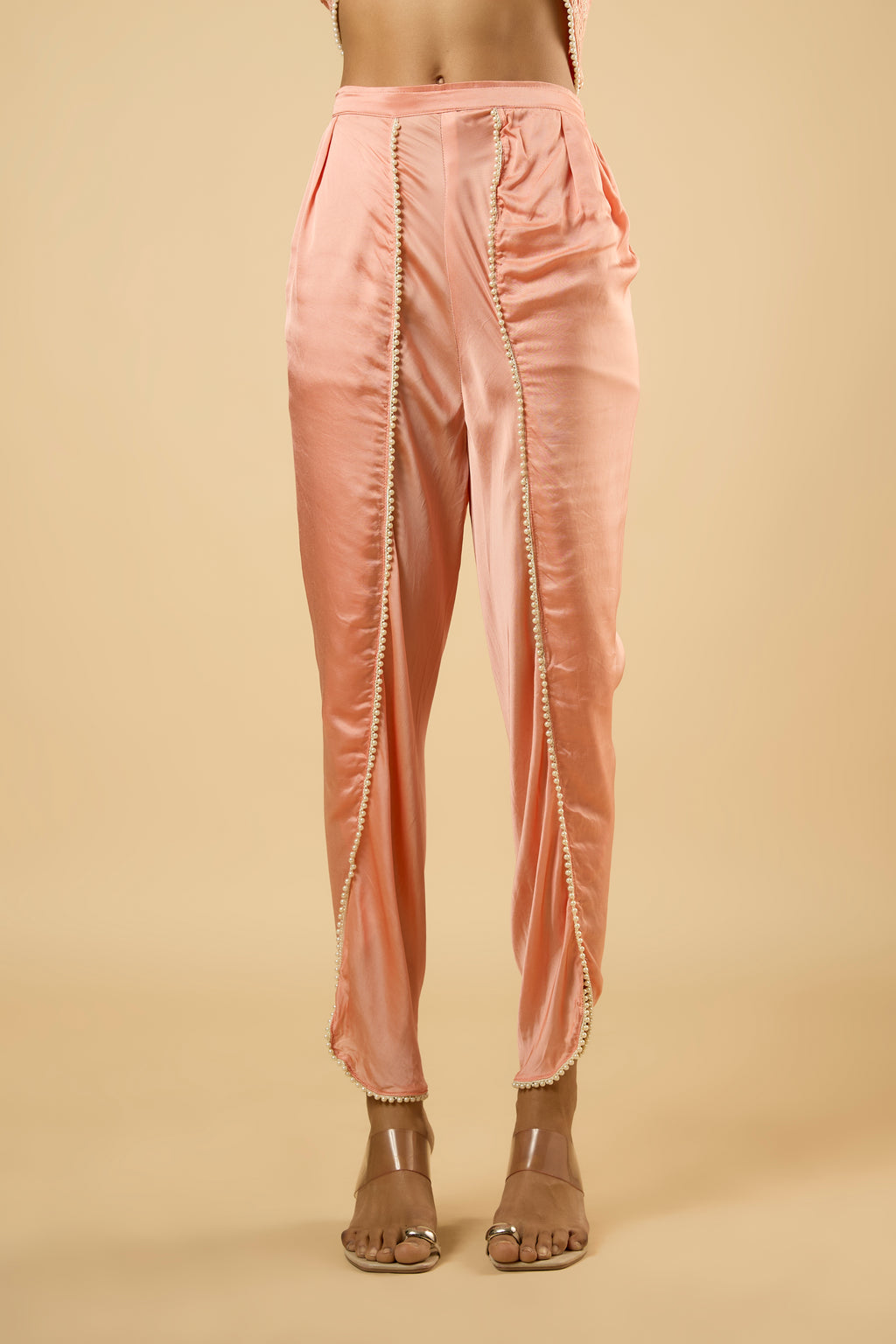 Tulip Peach Flow Kaftan Set