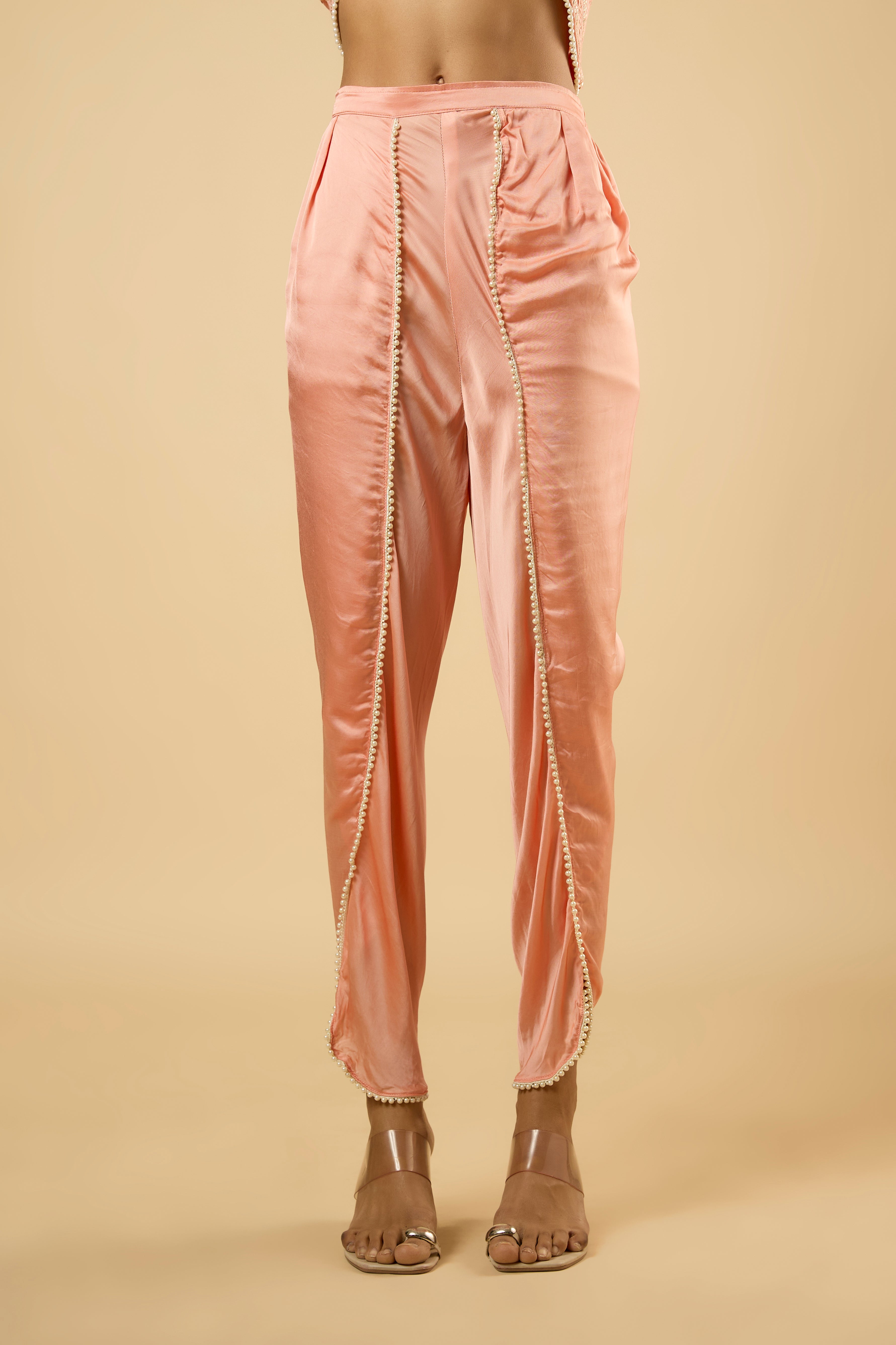 Tulip Peach Flow Kaftan Set