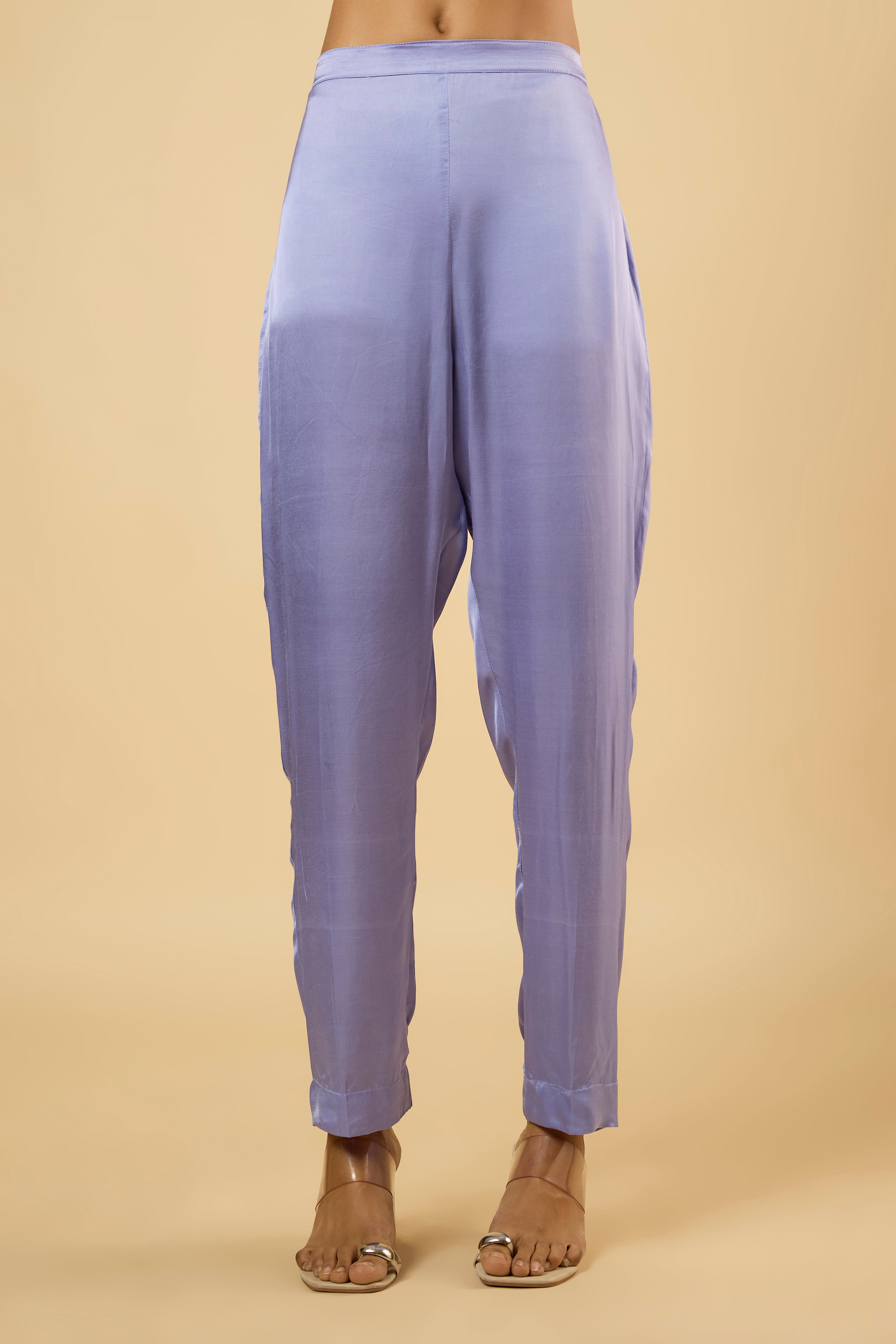 Celeste Lavender Mirror Anarkali Set