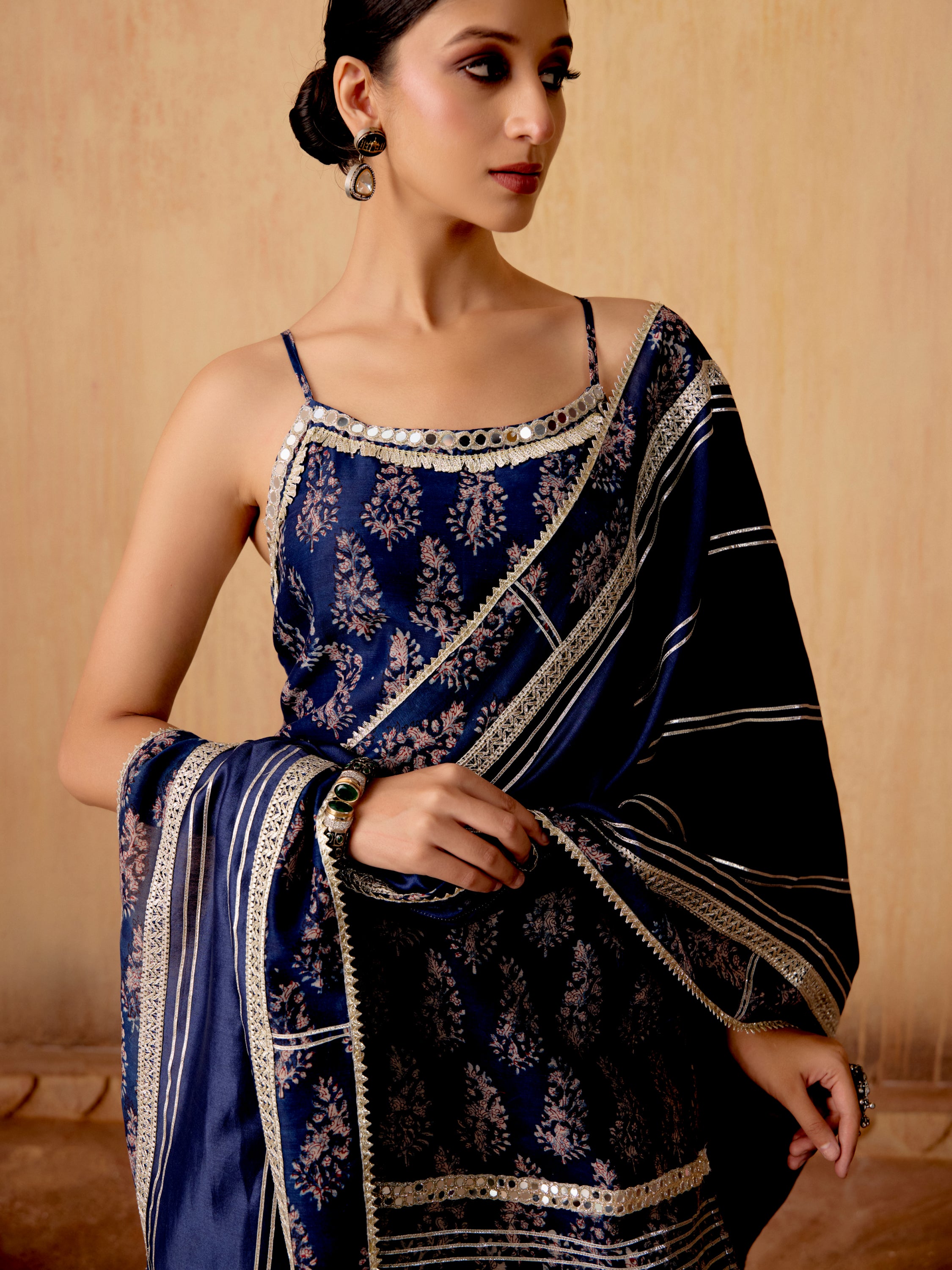 Bluebell Indigo Sharara Set