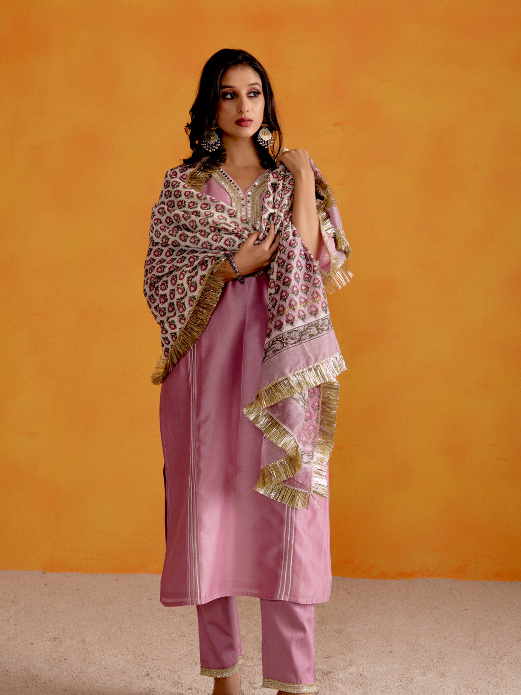 Orchid Lavender Kurta Set